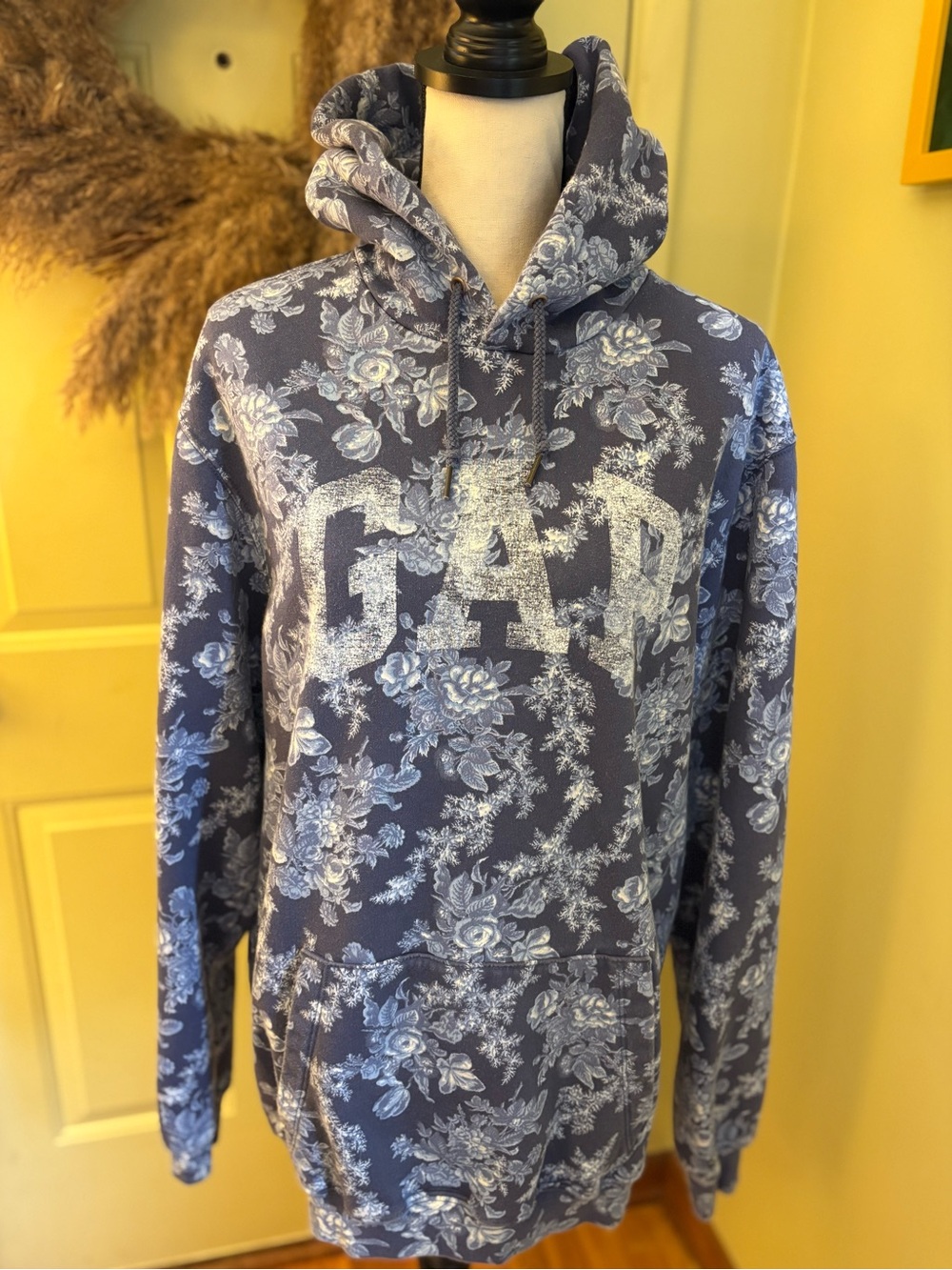 GAP x LOVESHACKFANCY Collab Floral Hoodie size M Tall